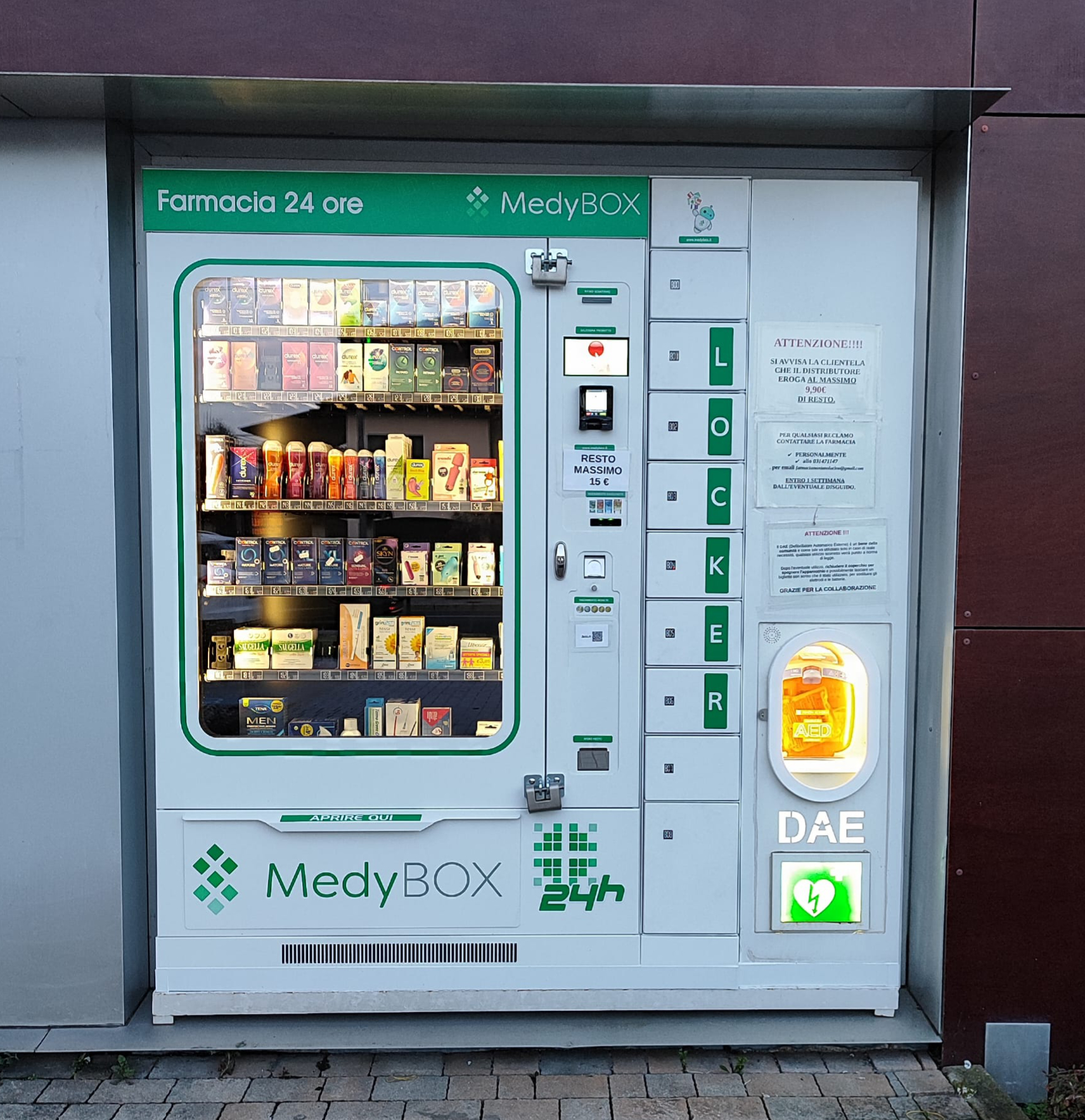 Distributore automatico 24 h